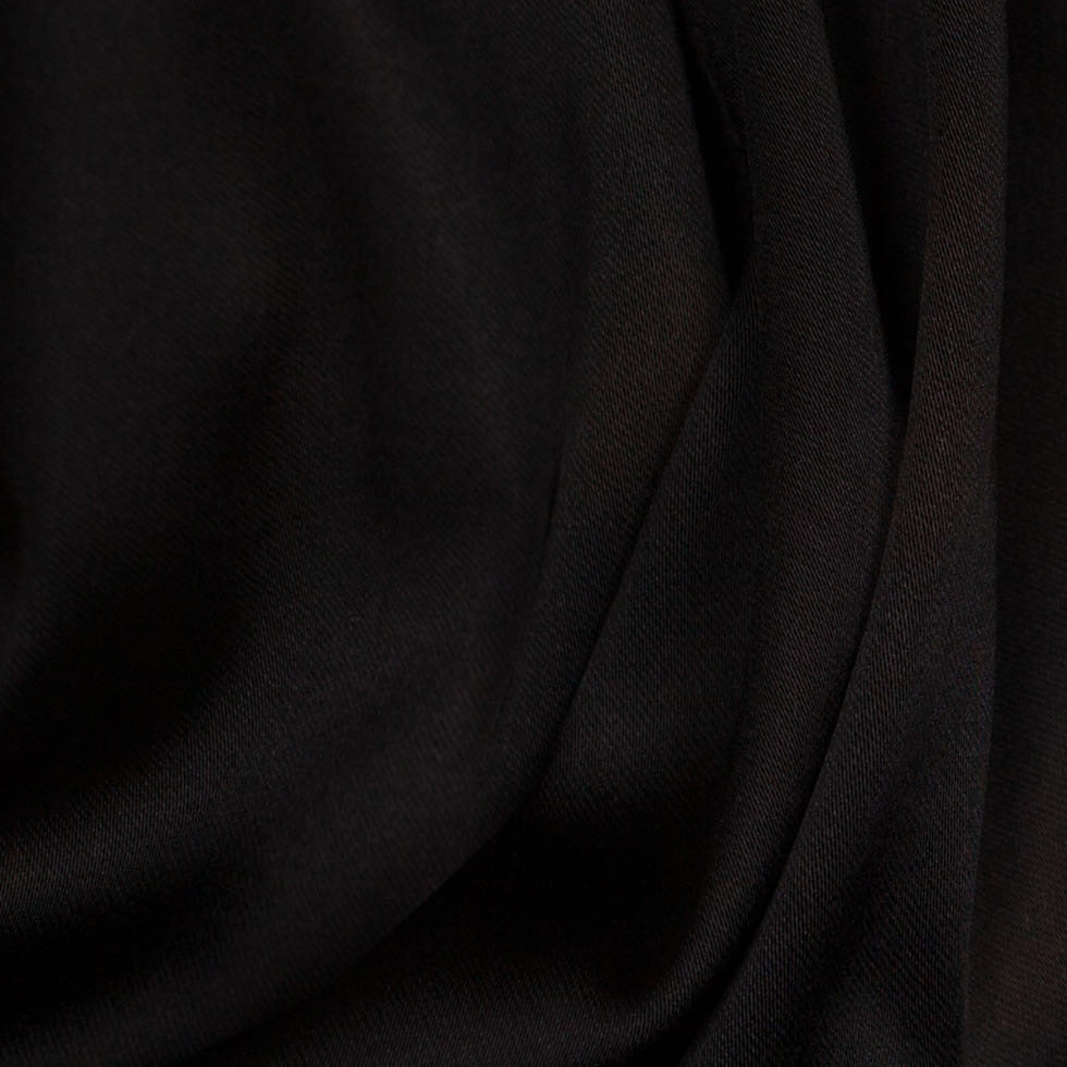 Black Acetate-Nylon-Lycra Satin Twill Detail Black Acetate-Nylon-Lycra Satin Twill Detail