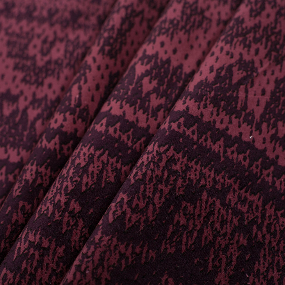 Damson Stretch Cotton Velveteen Folded Damson Stretch Cotton Velveteen Folded
