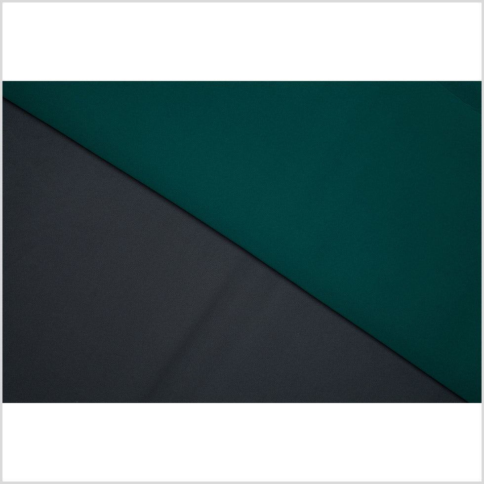 Gravel Gray/Forest Green Double-Faced Neoprene/Scuba Fabric - Folded Gravel Gray/Forest Green Double-Faced Neoprene/Scuba Fabric - Folded