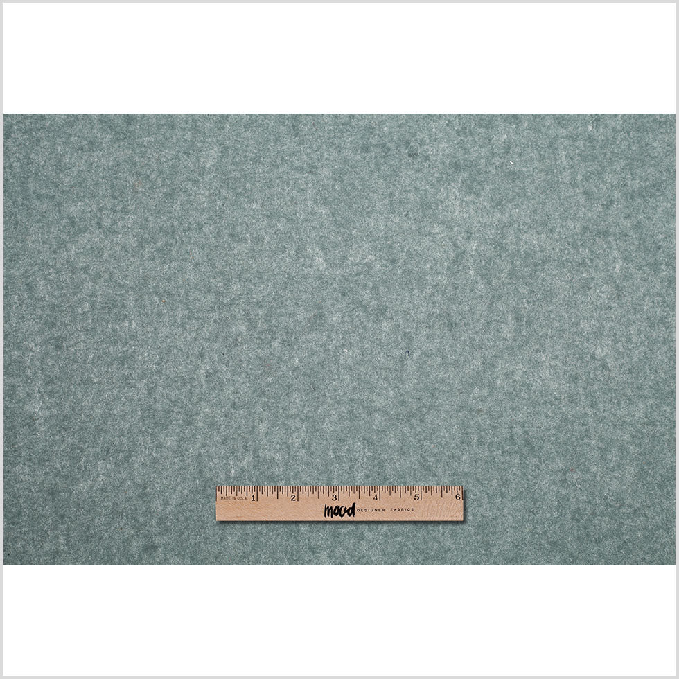 Heathered Jungle Green Felted Wool Blend - Full Heathered Jungle Green Felted Wool Blend - Full