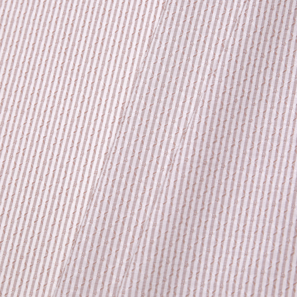 Italian White/Beige Stretch Cotton Blended Brocade Folded Italian White/Beige Stretch Cotton Blended Brocade Folded