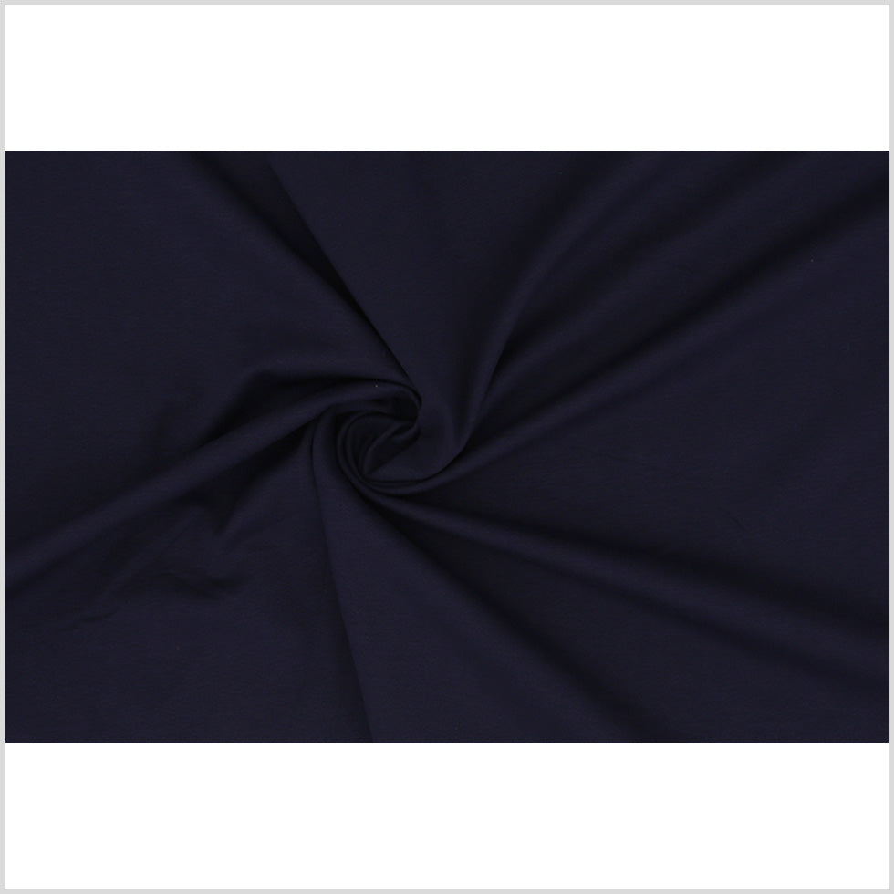 Navy Stretch Nylon-Rayon Ponte Roma Folded Navy Stretch Nylon-Rayon Ponte Roma Folded