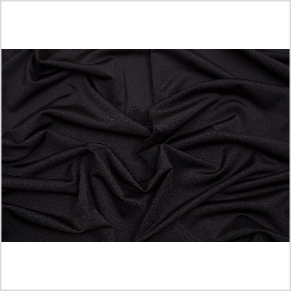 5.6 oz Black Matte Tricot w/ High Compression - Folded 5.6 oz Black Matte Tricot w/ High Compression - Folded