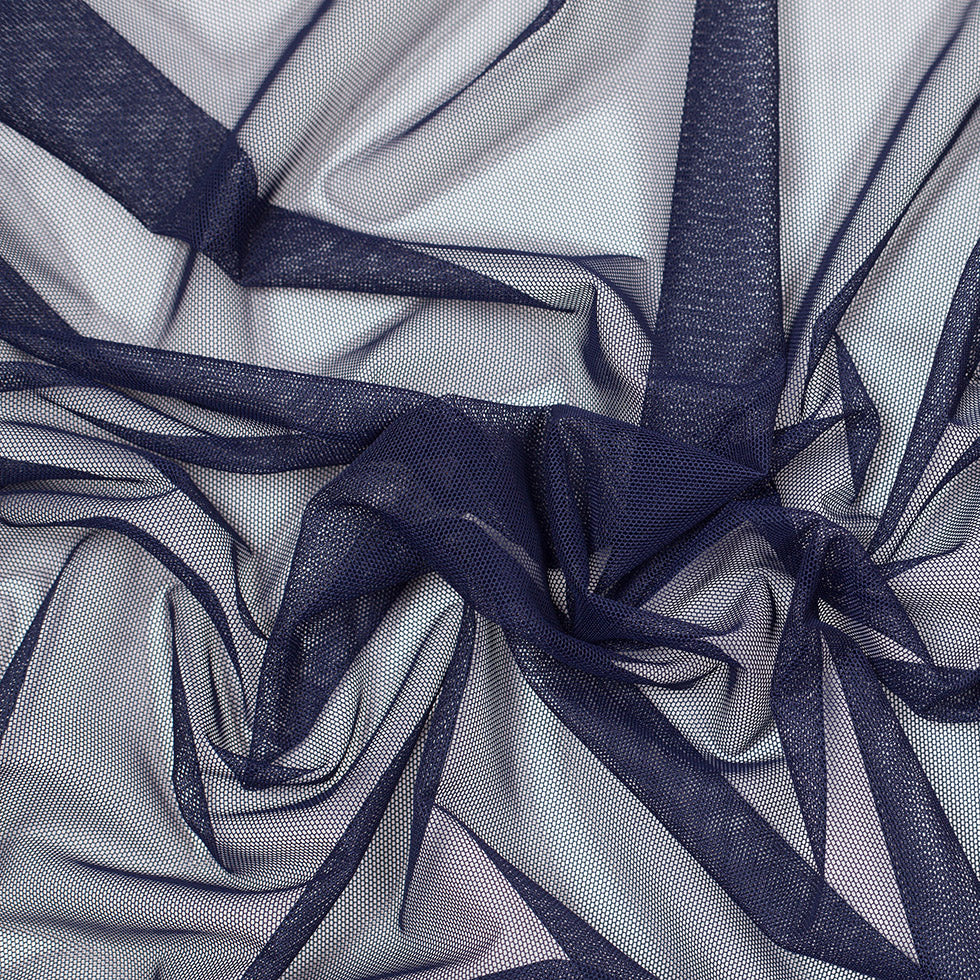 Navy Stretch Polyester Power Mesh Navy Stretch Polyester Power Mesh