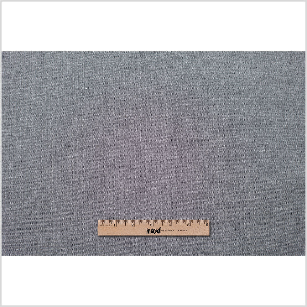 Black Cotton Chambray Folded Black Cotton Chambray Folded