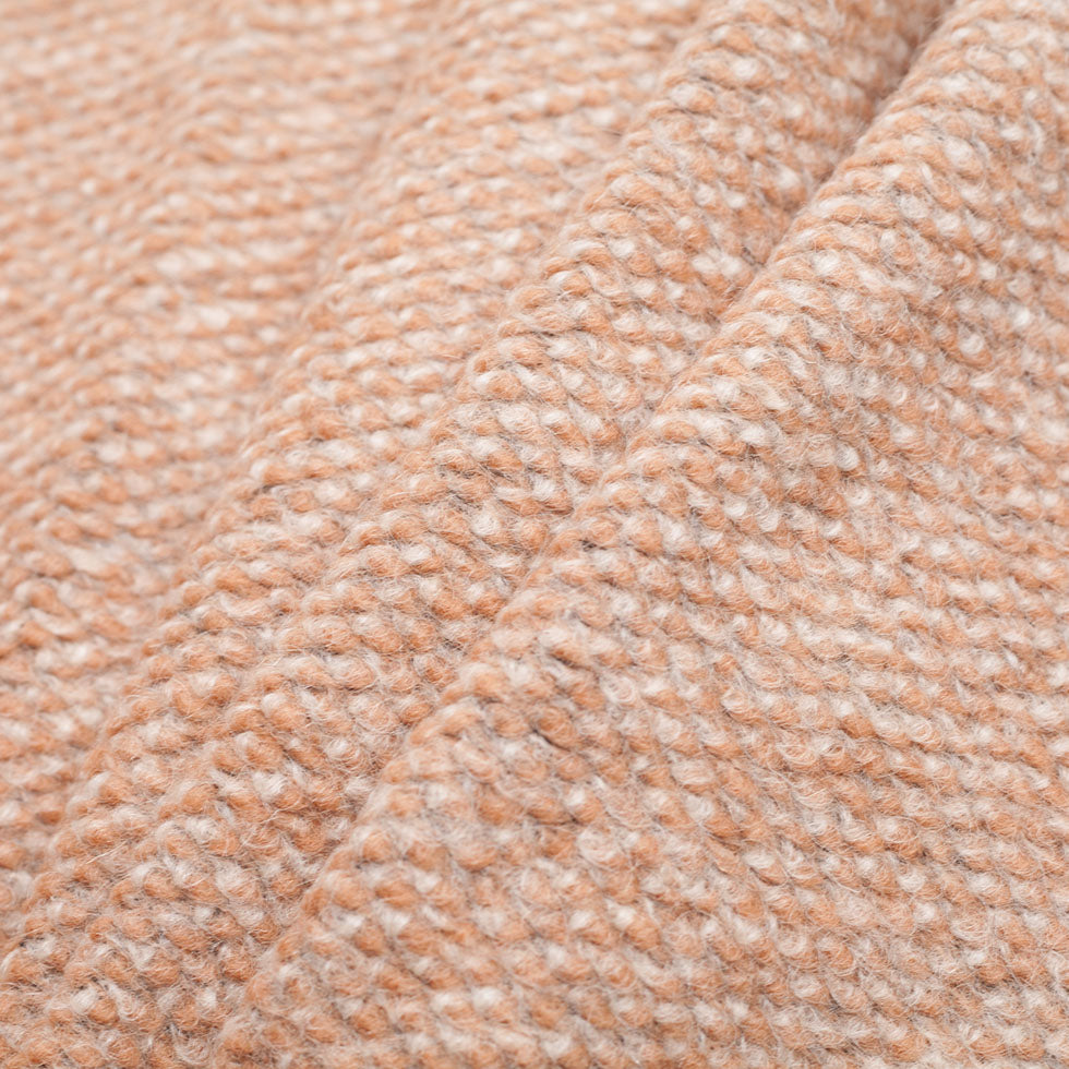 Italian Cafe Beige Chunky Wool Knit Folded Italian Cafe Beige Chunky Wool Knit Folded