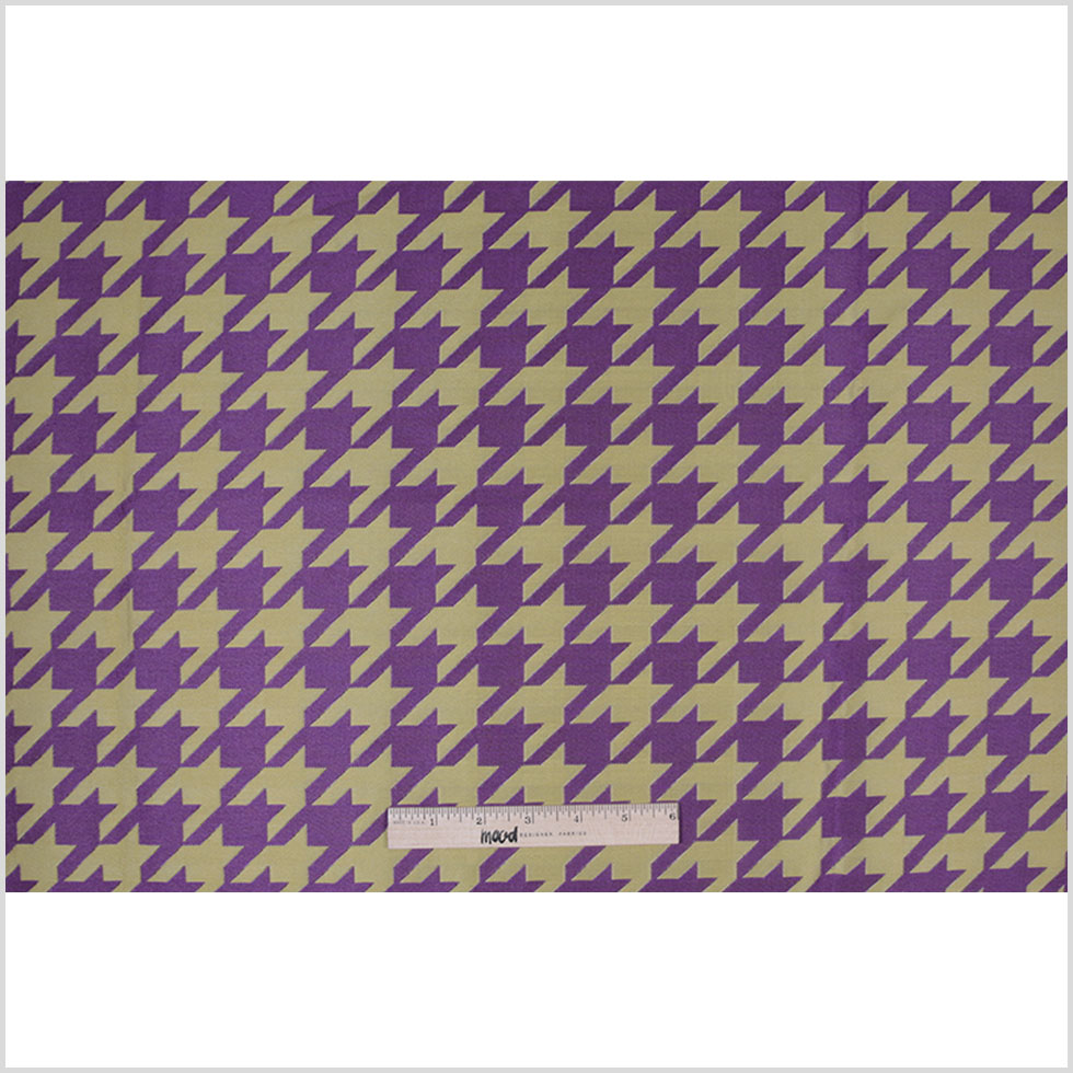 Purple Houndstooth Polyester Brocade Full Purple Houndstooth Polyester Brocade Full
