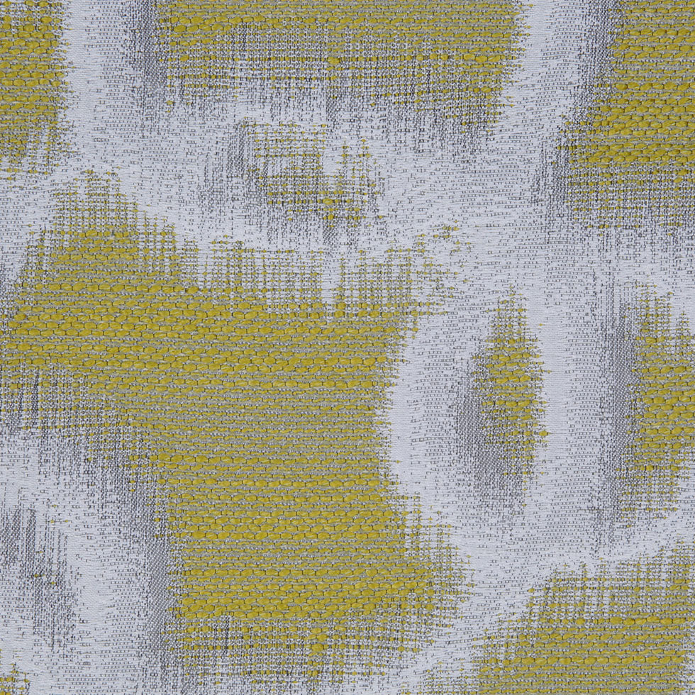 Lime Geometric Ikat Bubbles Polyester Woven Detail Lime Geometric Ikat Bubbles Polyester Woven Detail