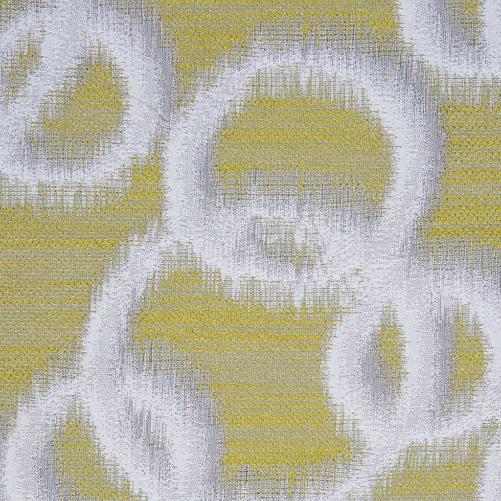 Lime Geometric Ikat Bubbles Polyester Woven Lime Geometric Ikat Bubbles Polyester Woven