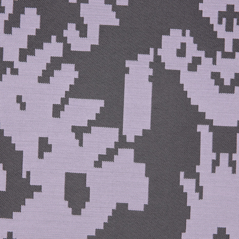 Lilac Geometric Polyester Brocade Detail Lilac Geometric Polyester Brocade Detail