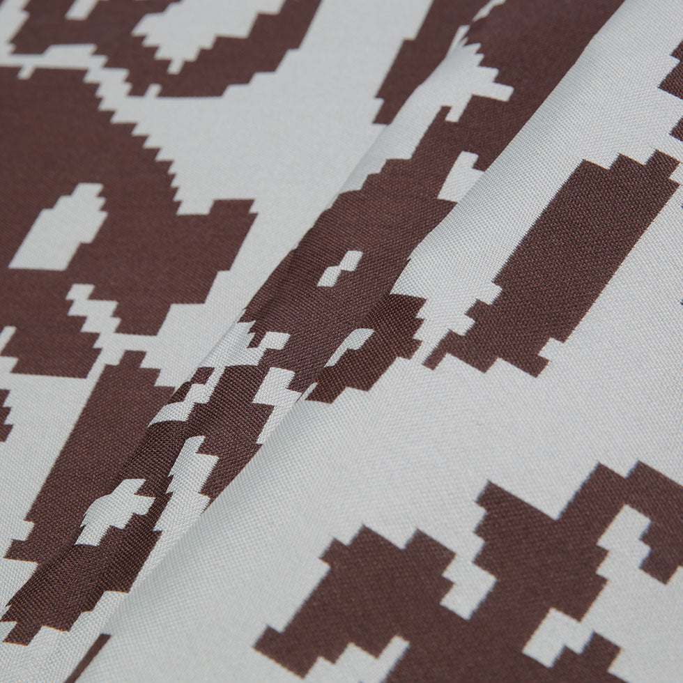 Mint Geometric Polyester Brocade Folded Mint Geometric Polyester Brocade Folded