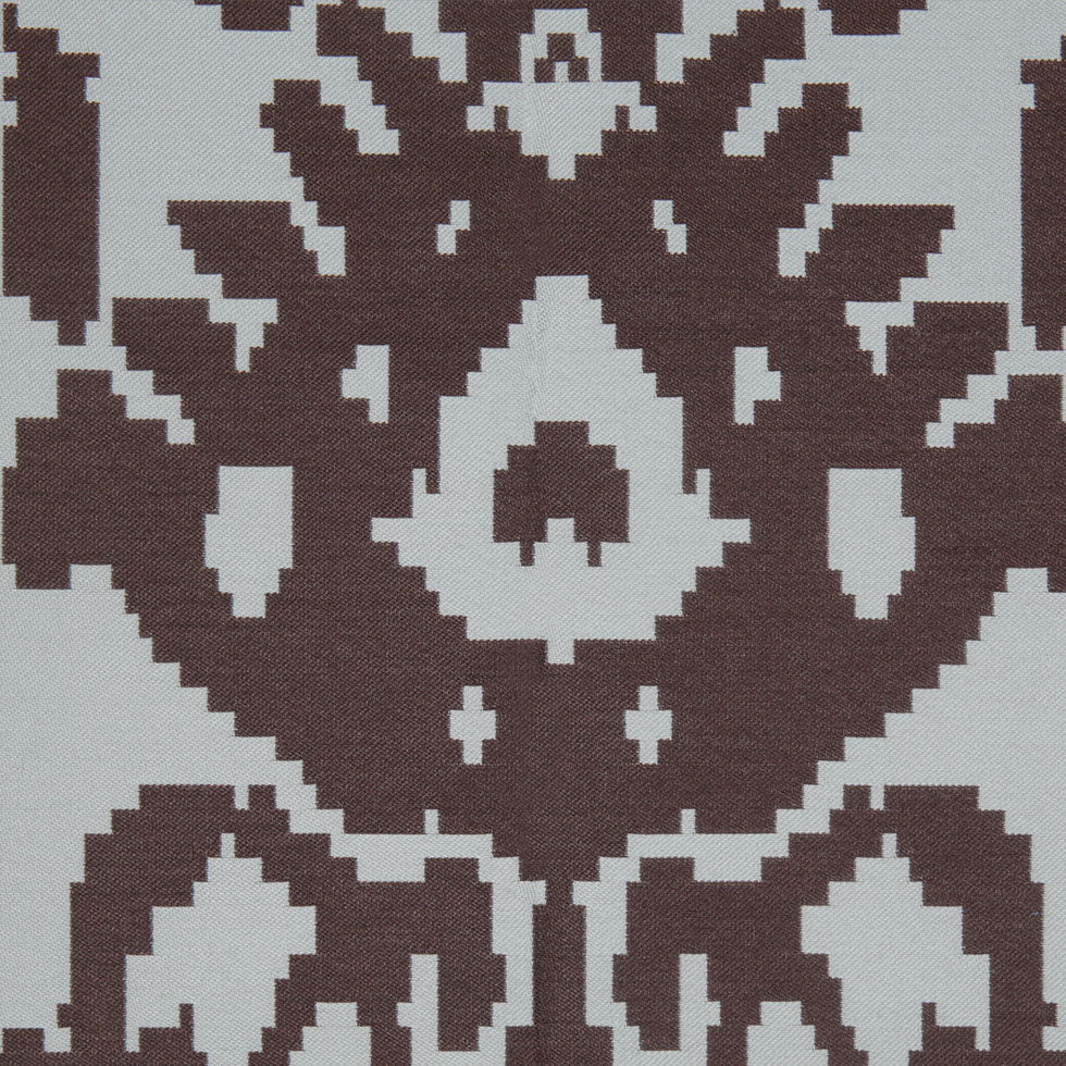 Mint Geometric Polyester Brocade Mint Geometric Polyester Brocade