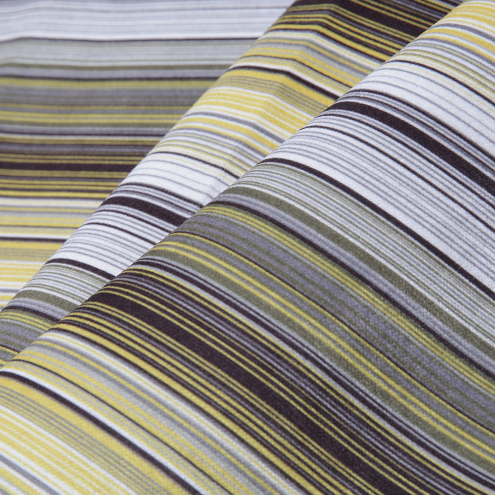 Turkish Yellow Striped Upholstery Velvet - Folded Turkish Yellow Striped Upholstery Velvet - Folded