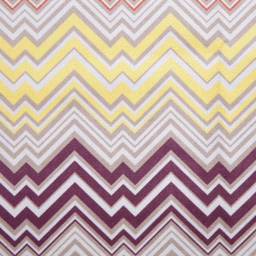 Orange Geometric Upholstery Velvet Detail Orange Geometric Upholstery Velvet Detail