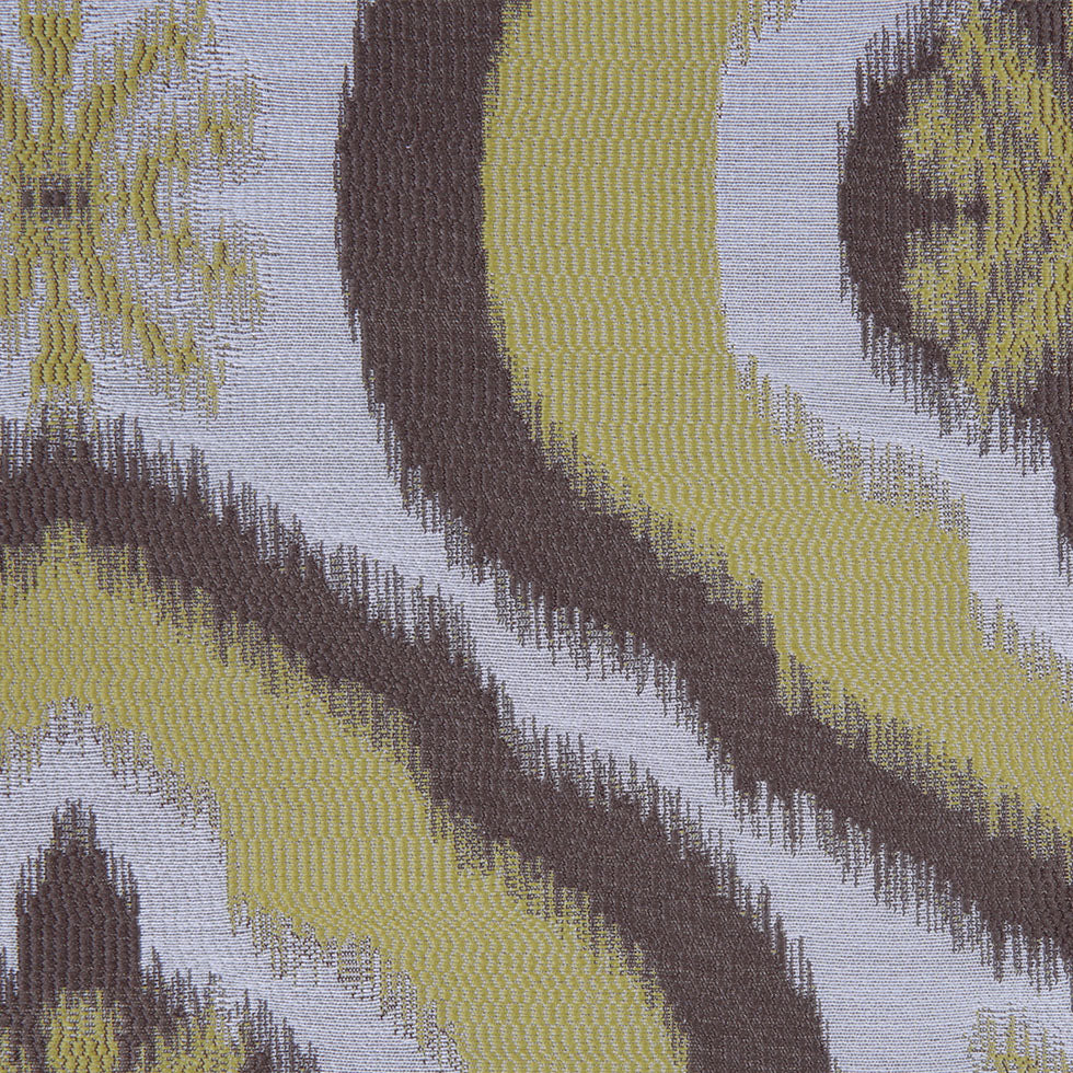 Gold Ikat Damask Polyester Woven Detail Gold Ikat Damask Polyester Woven Detail