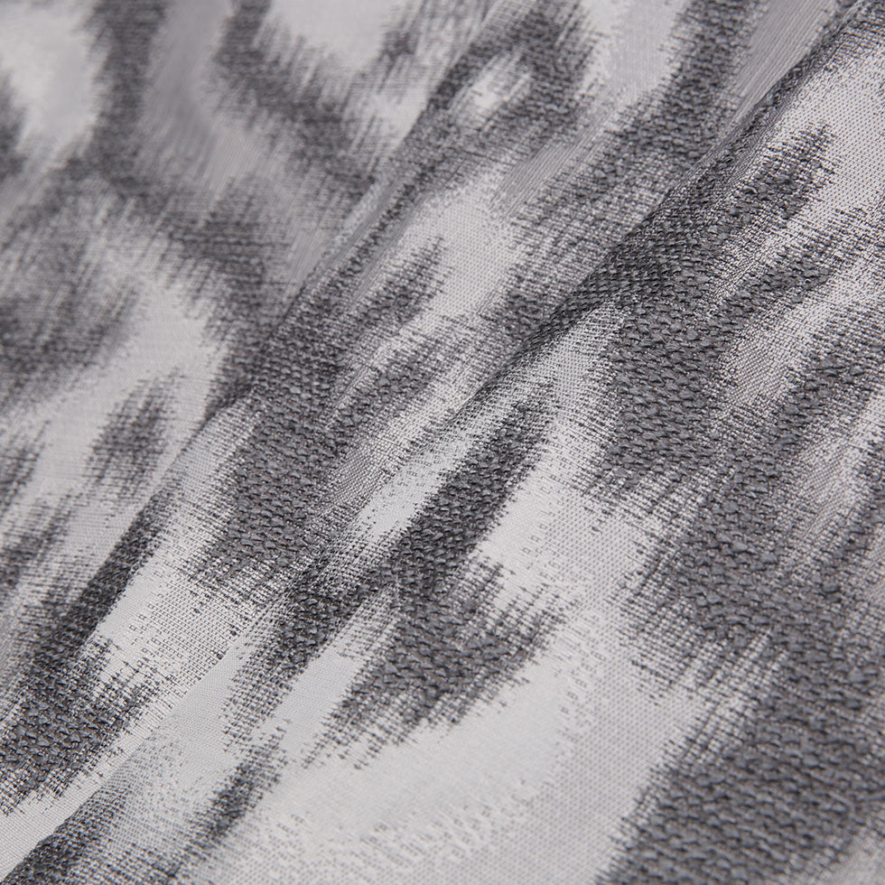 Silver Ikat Damask Polyester Woven Folded Silver Ikat Damask Polyester Woven Folded