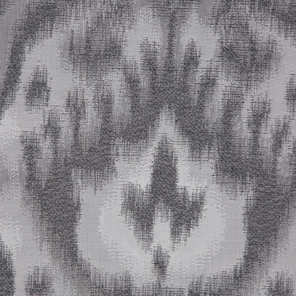 Silver Ikat Damask Polyester Woven Detail Silver Ikat Damask Polyester Woven Detail