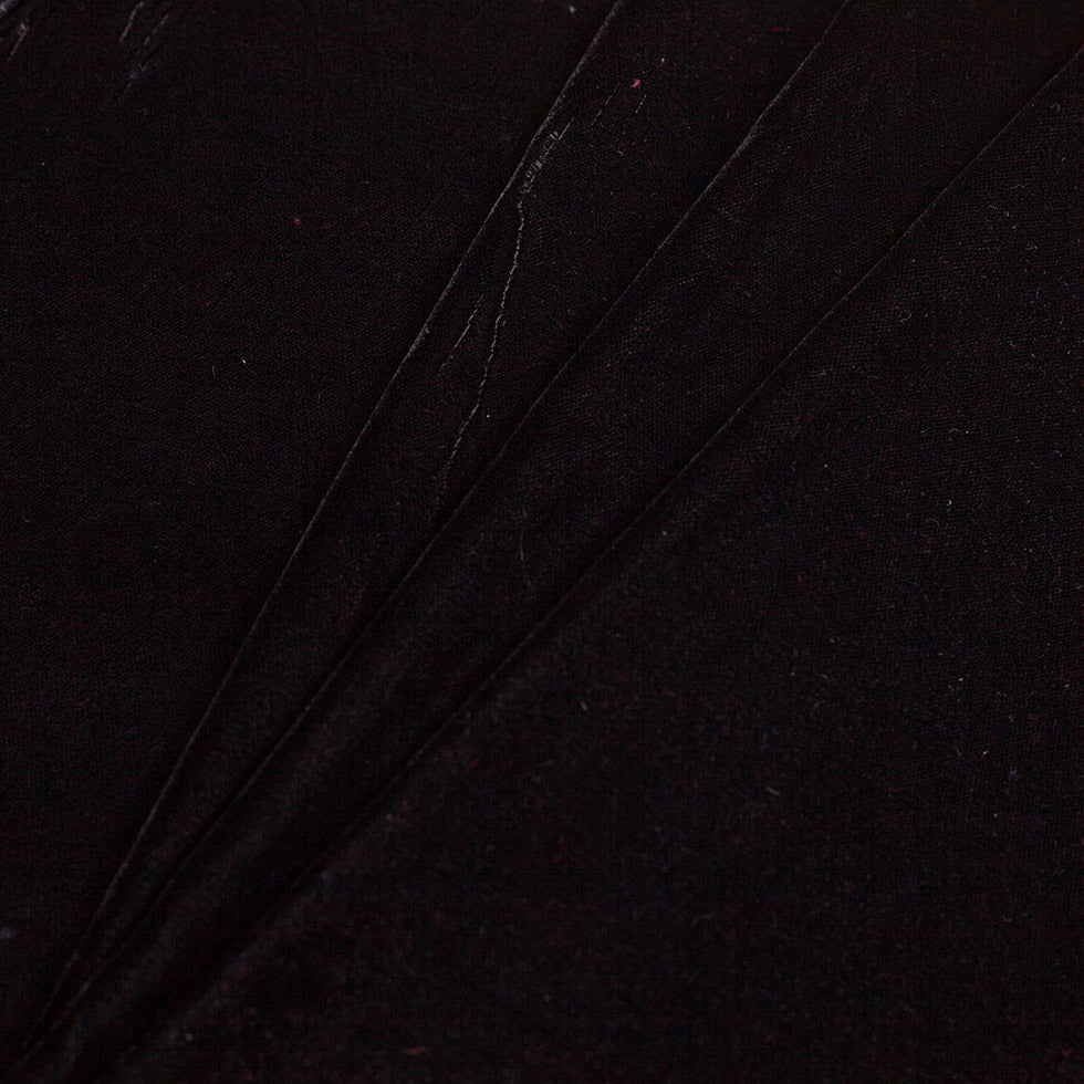 Polyester Micro Velvet - Black Detail Polyester Micro Velvet - Black Detail