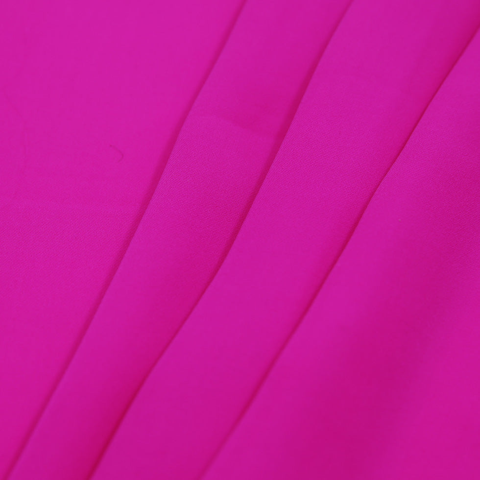 Fuchsia Silk Double Georgette - Folded Fuchsia Silk Double Georgette - Folded
