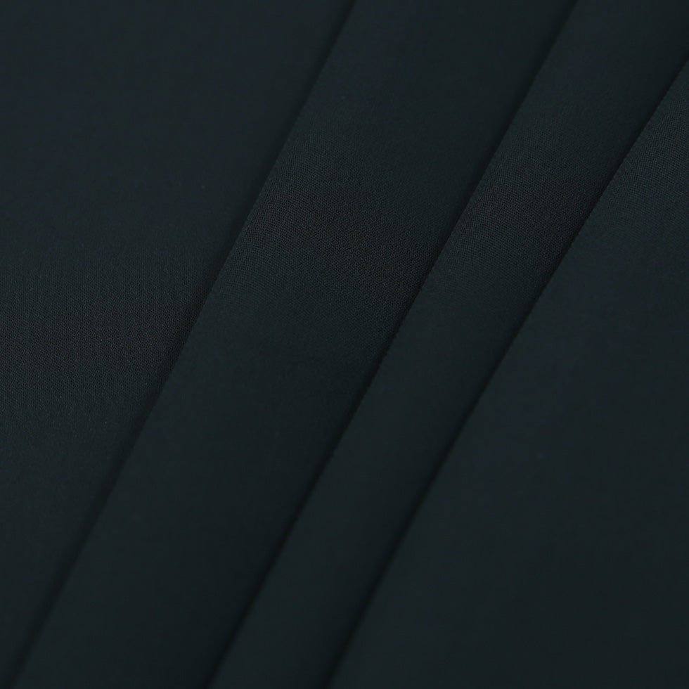 Forest Green Silk Georgette - Folded