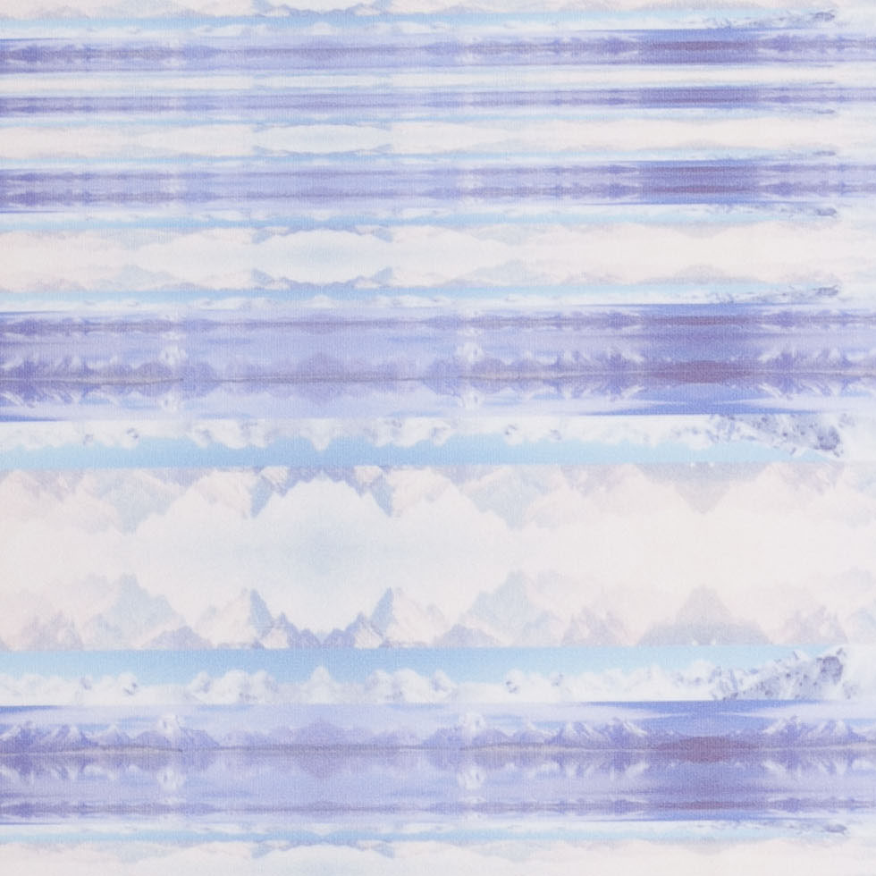 Purple/Blue Organic Stripes Digitally Printed Stretch Neoprene/Scuba Knit Detail Purple/Blue Organic Stripes Digitally Printed Stretch Neoprene/Scuba Knit Detail