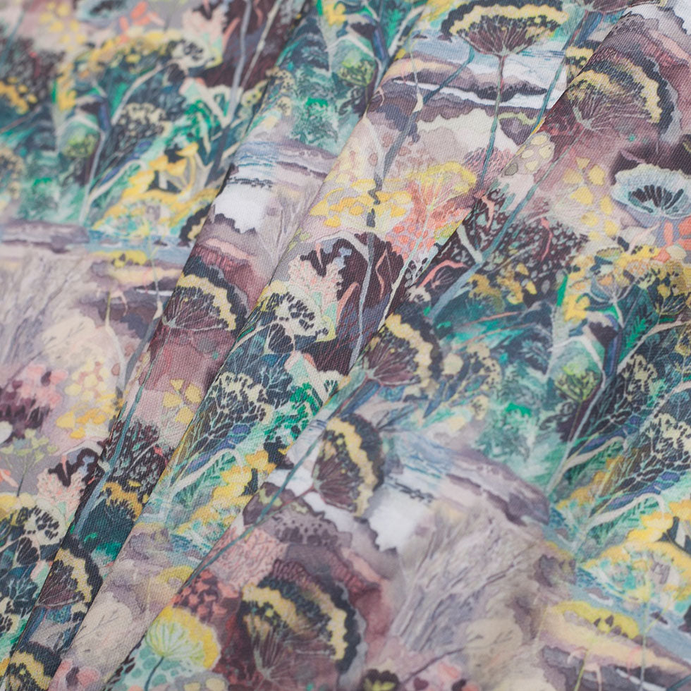 Mystic Swamp Digitally Printed Stretch Neoprene/Scuba Knit Detail Mystic Swamp Digitally Printed Stretch Neoprene/Scuba Knit Detail