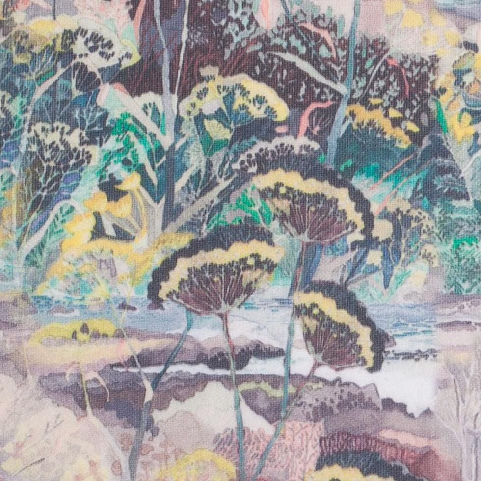 Mystic Swamp Digitally Printed Stretch Neoprene/Scuba Knit Full Mystic Swamp Digitally Printed Stretch Neoprene/Scuba Knit Full