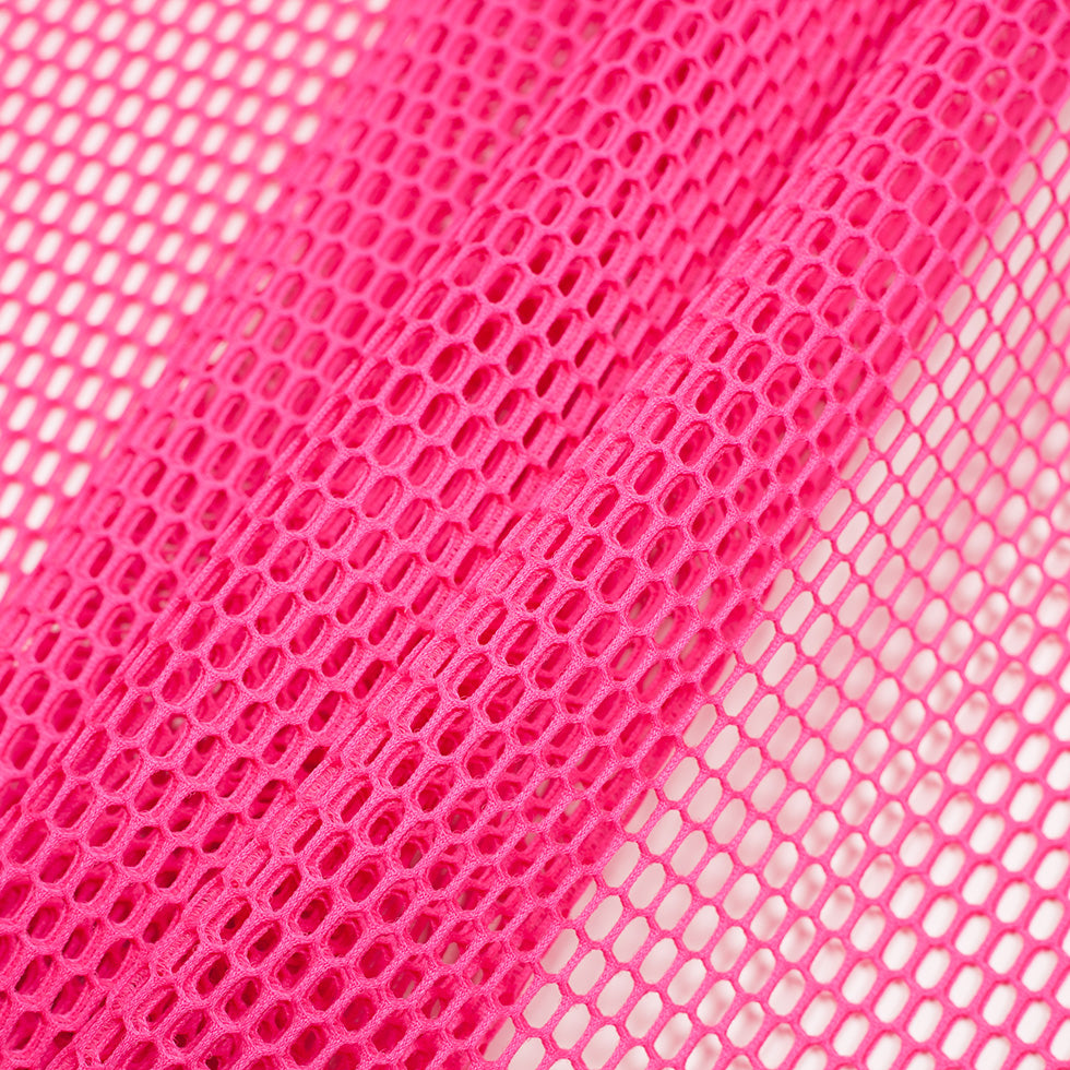 Hot Pink Polyester Wonder Mesh - Detail Hot Pink Polyester Wonder Mesh - Detail