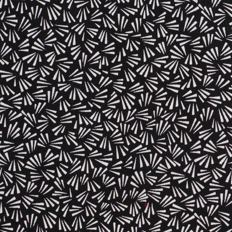 Liberty of London Lewin Black/White Cotton Poplin Detail Liberty of London Lewin Black/White Cotton Poplin Detail