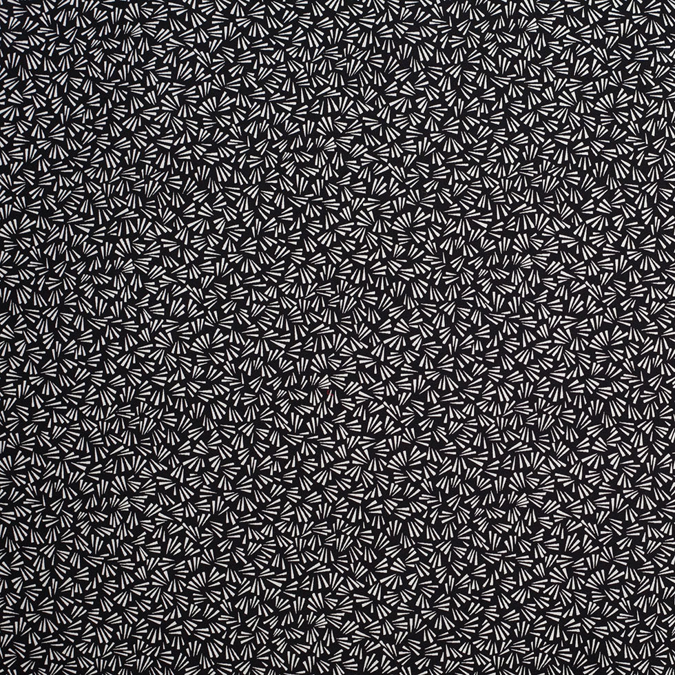 Liberty of London Lewin Black/White Cotton Poplin Liberty of London Lewin Black/White Cotton Poplin