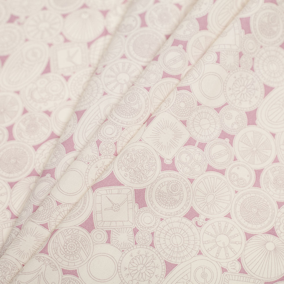 Liberty of London Heathrow Mauve Orchid Cotton Poplin Print Folded Liberty of London Heathrow Mauve Orchid Cotton Poplin Print Folded