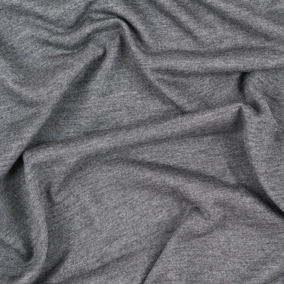 Heathered Gray Viscose Jersey Heathered Gray Viscose Jersey