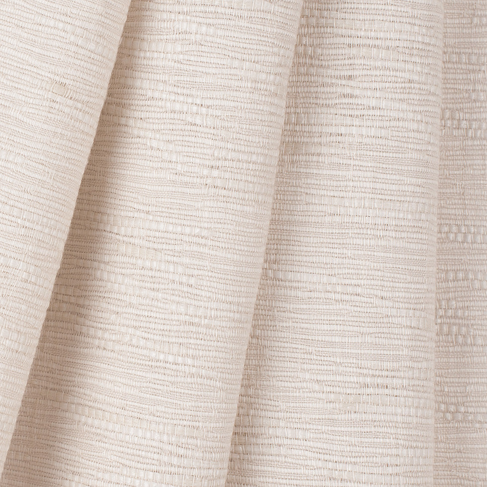 Bisque Textural Striated Blended Linen Woven Folded Bisque Textural Striated Blended Linen Woven Folded