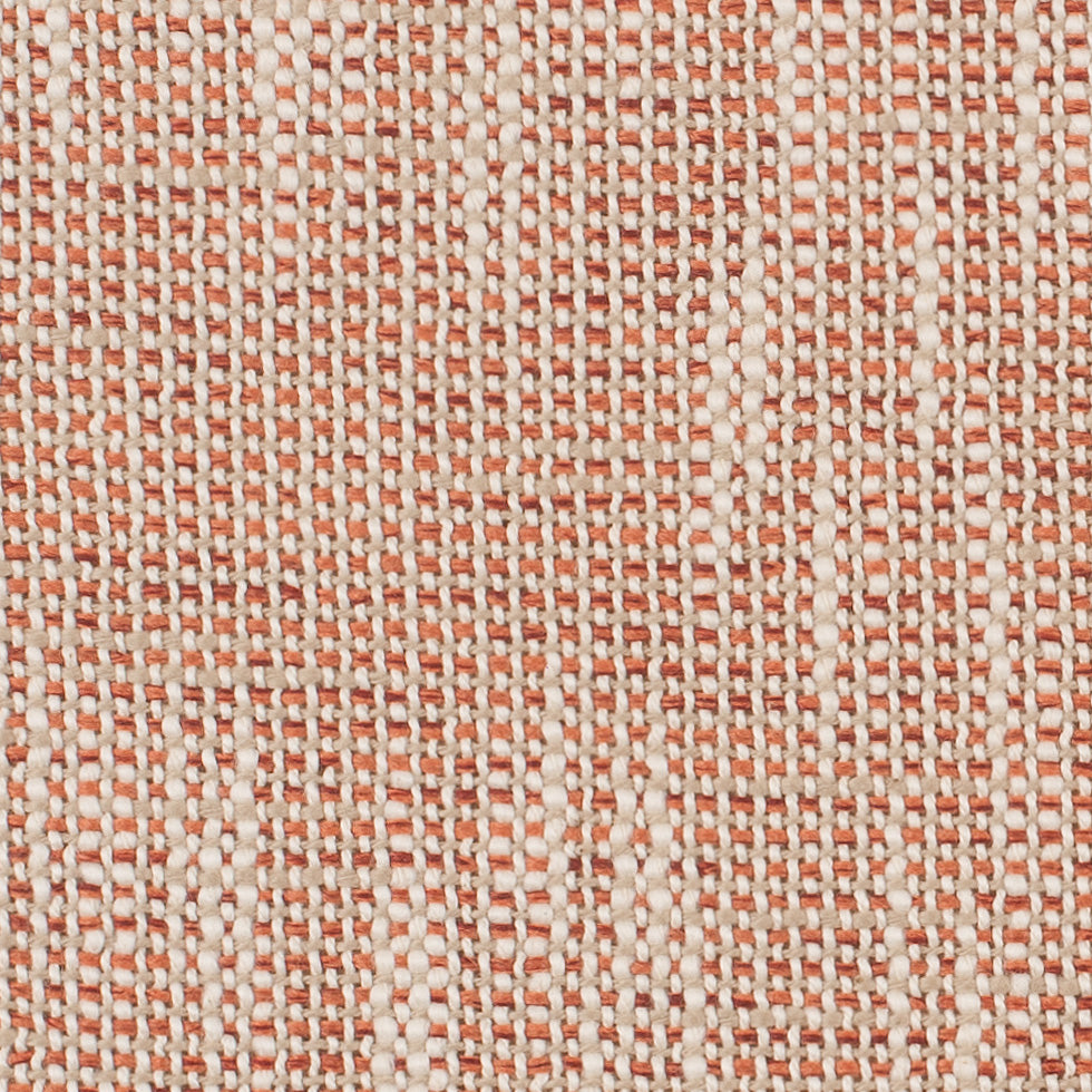 Rust/Egg Shell Slubbed Cotton-Polyester Woven Tweed Detail Rust/Egg Shell Slubbed Cotton-Polyester Woven Tweed Detail