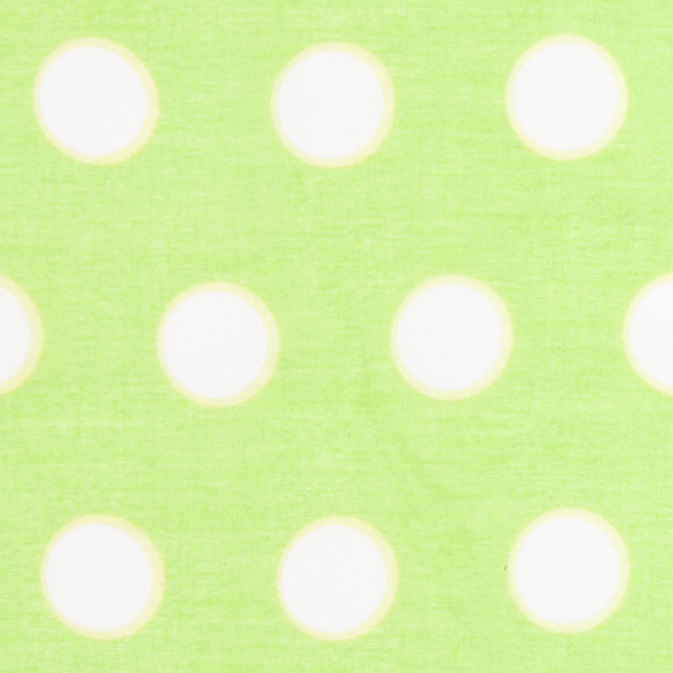 Cotton Voile - Lime Green Polka Dots Detail Cotton Voile - Lime Green Polka Dots Detail