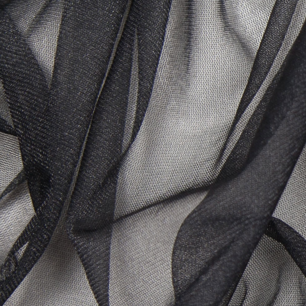 Metallic Slate Nylon Mesh - Detail Metallic Slate Nylon Mesh - Detail