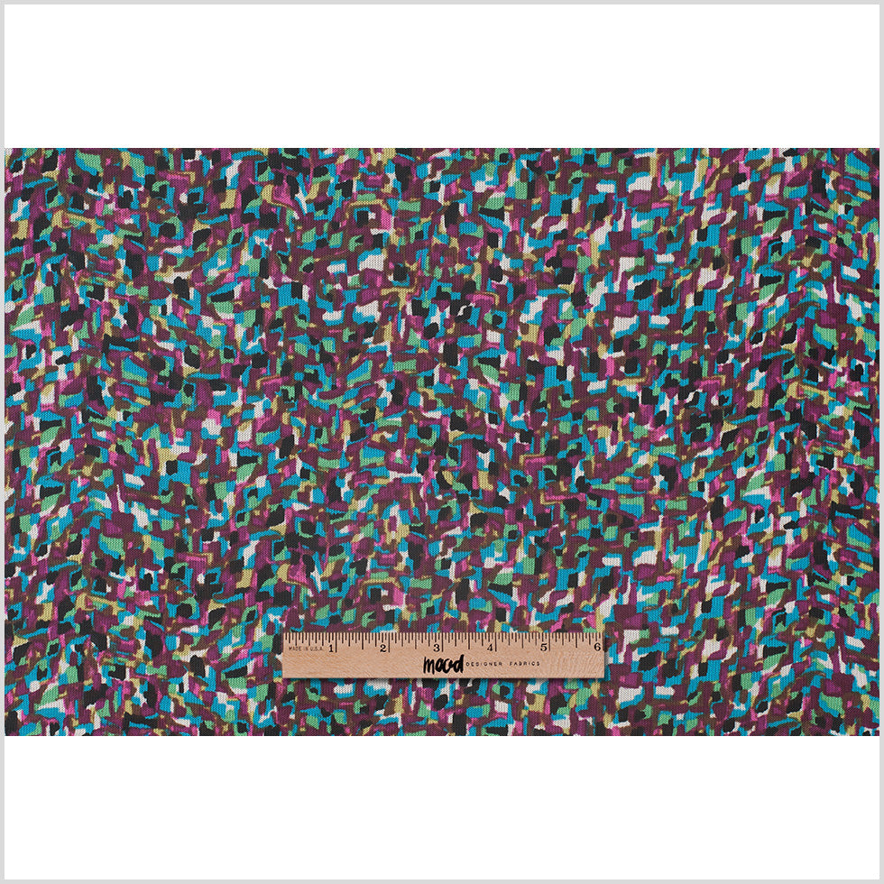 Multicolor Blended Cotton Stretch Mesh - Full Multicolor Blended Cotton Stretch Mesh - Full