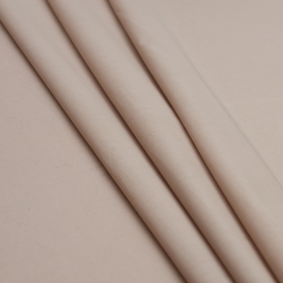 Beige 100% Cotton Voile Detail Beige 100% Cotton Voile Detail