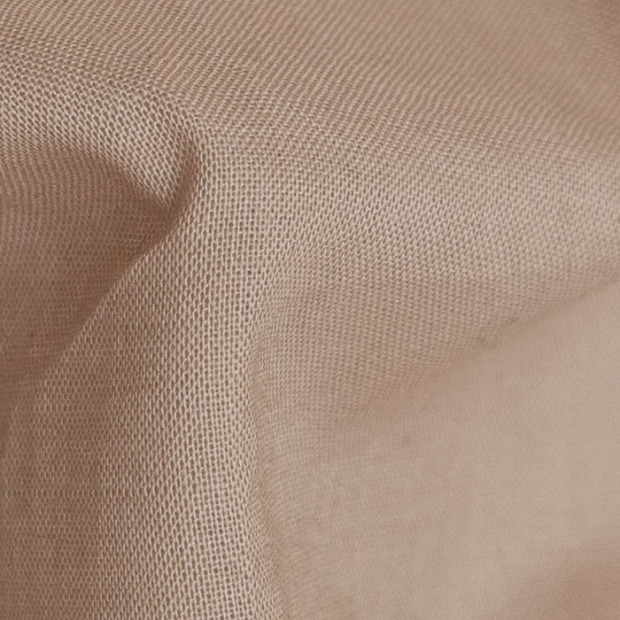Beige 100% Cotton Voile Full Beige 100% Cotton Voile Full
