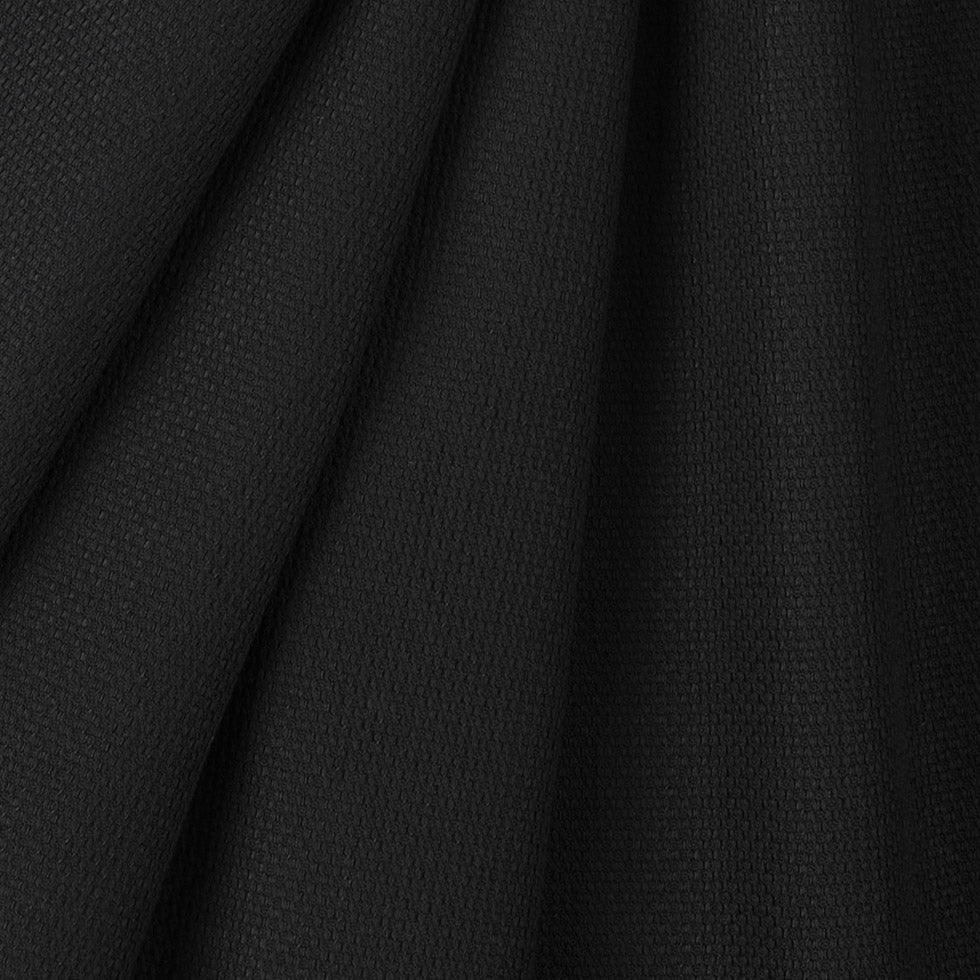 Dark Midnight Intricately Woven Stretch Pique - Folded Dark Midnight Intricately Woven Stretch Pique - Folded