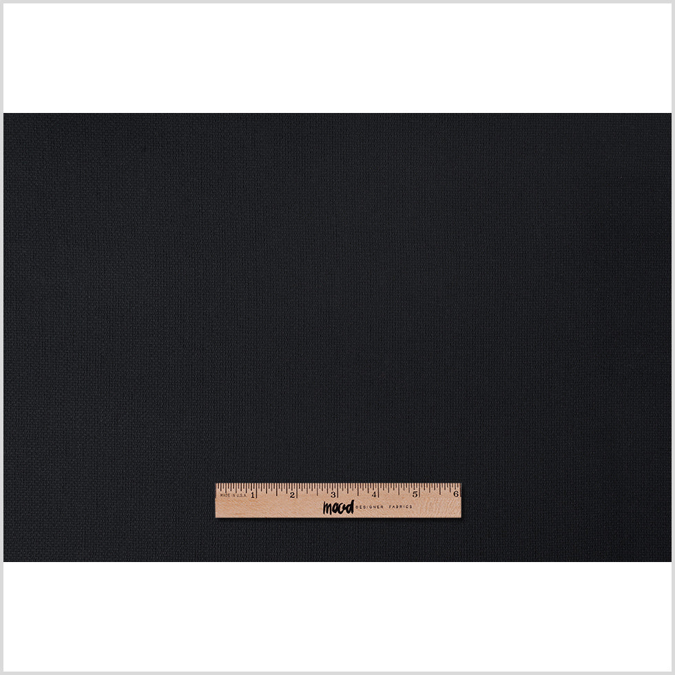 Dark Midnight Intricately Woven Stretch Pique - Full Dark Midnight Intricately Woven Stretch Pique - Full