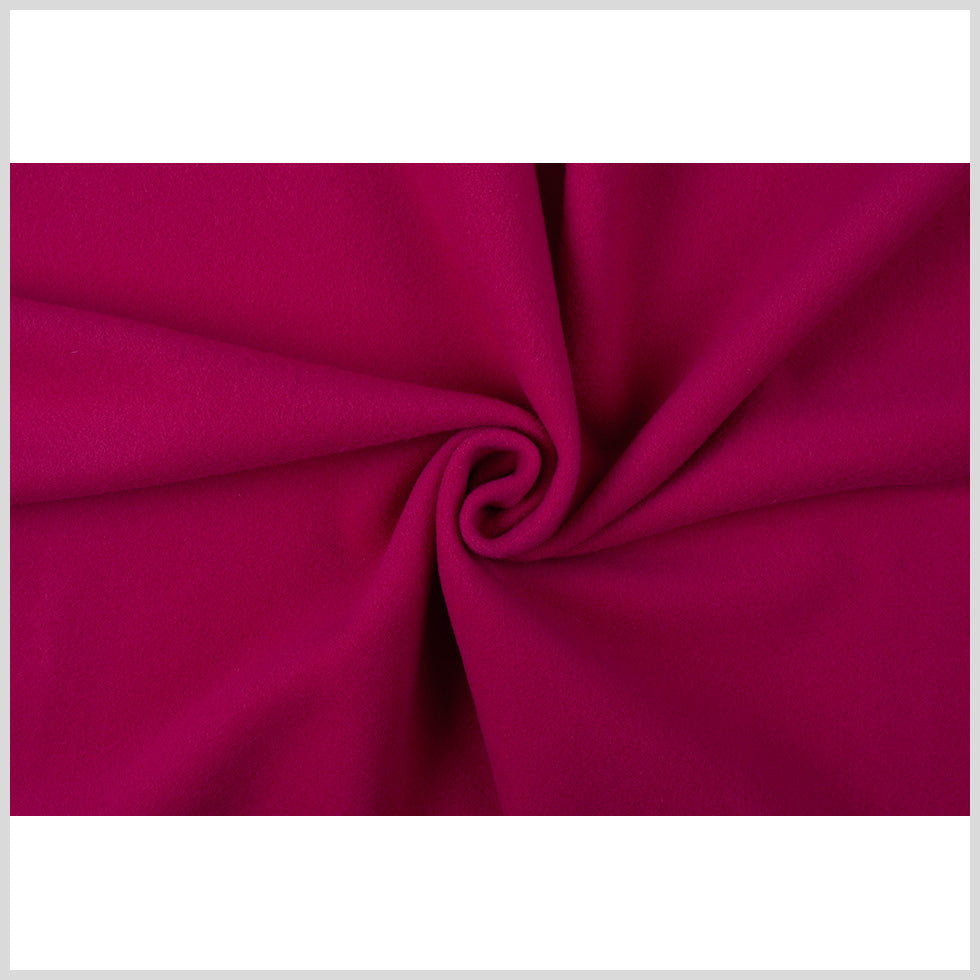 Wool/Cashmere Coating - Fuchsia, Made in Italy - Alberini Collection