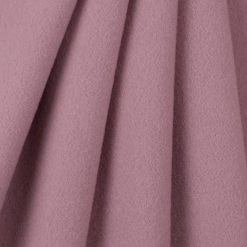 Wool and Cashmere Coating Made in Italy - Dusty Rose - Alberini Collection