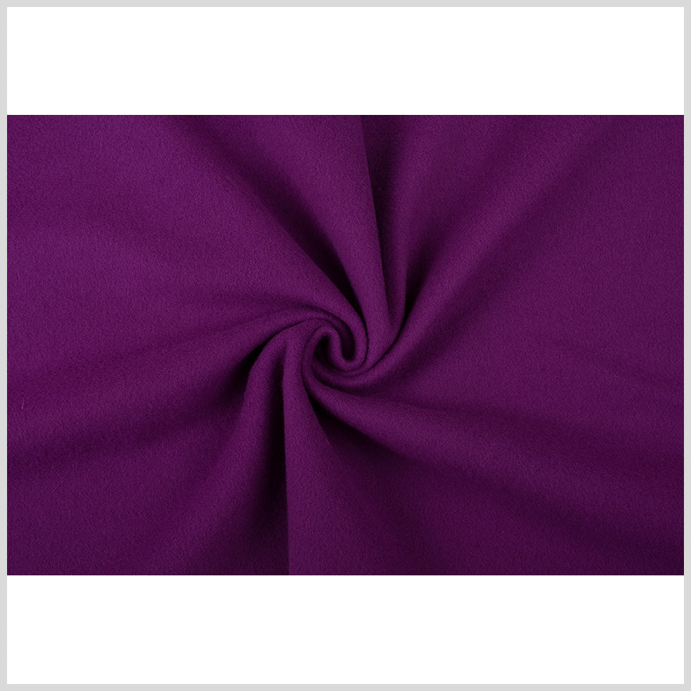 Wool and Cashmere Coating Made in Italy - Purple - Alberini Collection Wool and Cashmere Coating Made in Italy - Purple - Alberini Collection