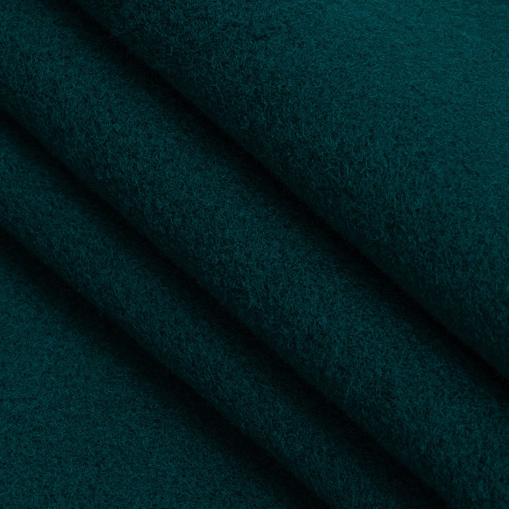 Wool and Cashmere Coating Made in Italy - Ocean Blue - Alberini Collection Wool and Cashmere Coating Made in Italy - Ocean Blue - Alberini Collection