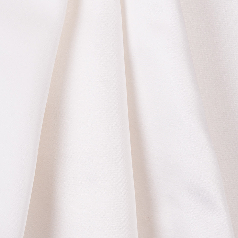 Premier White 100% Silk Double Face Duchesse Satin Detail Premier White 100% Silk Double Face Duchesse Satin Detail