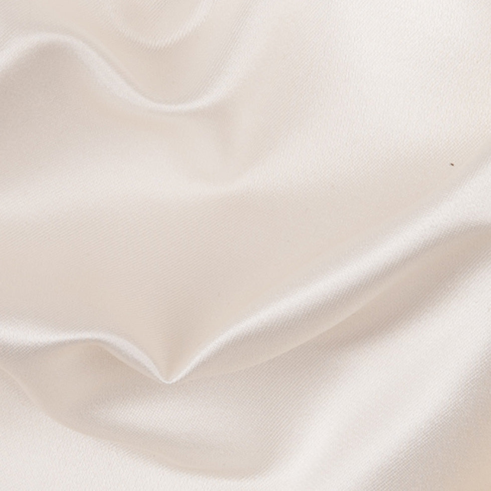 Premier Ivory 100% Silk Double Face Duchesse Satin - Full Premier Ivory 100% Silk Double Face Duchesse Satin - Full
