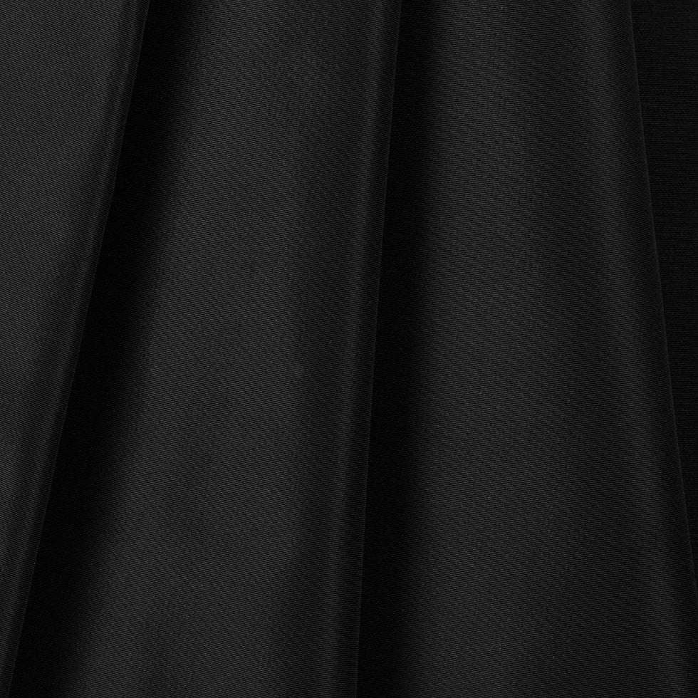 Premier Black Heavy 100% Silk Taffeta - Detail Premier Black Heavy 100% Silk Taffeta - Detail
