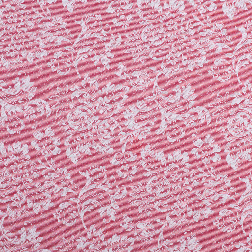 Dusted Brick Aruban Floral Rayon-Polyester Twill Dusted Brick Aruban Floral Rayon-Polyester Twill