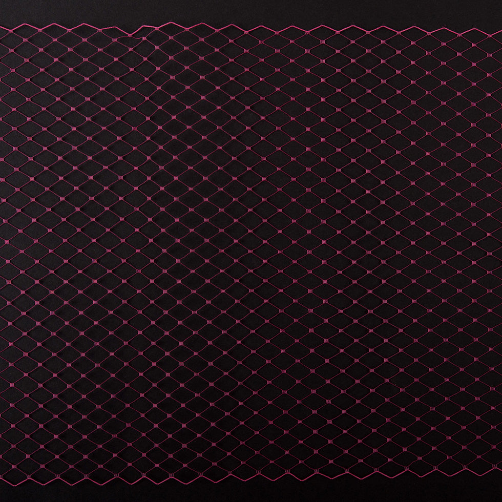 9 Fuchsia Nylon Russian Veiling 9 Fuchsia Nylon Russian Veiling